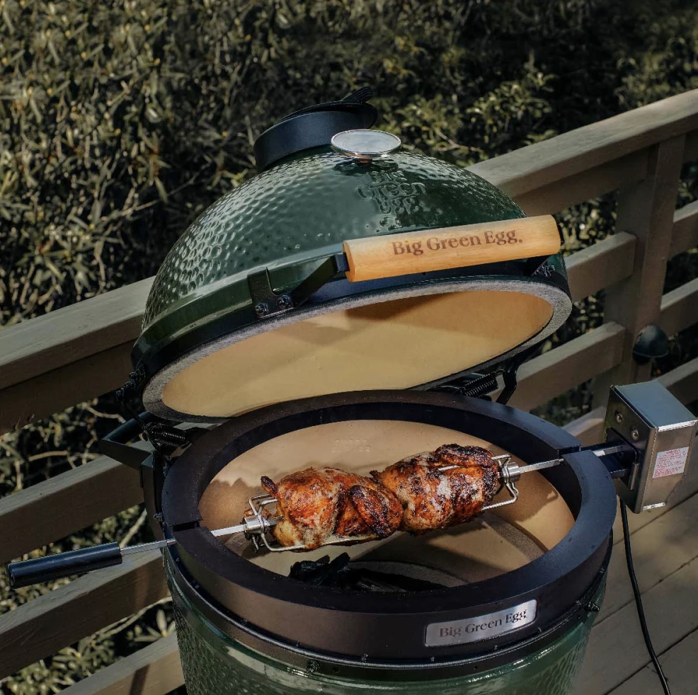 Big Green Egg Rotisserie BBQ Spit 8 Big Green Egg Rotisserie BBQ Spit - Afbeelding 6