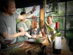 Forged Churrasco Olive Vorkspies -Keuken Grill Verkoopwinkel forged churrasco olive vorkspies 4