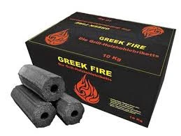 Greek Fire Houtskool Briketten 10 Kg 3 Greek Fire Houtskool Briketten 10 Kg