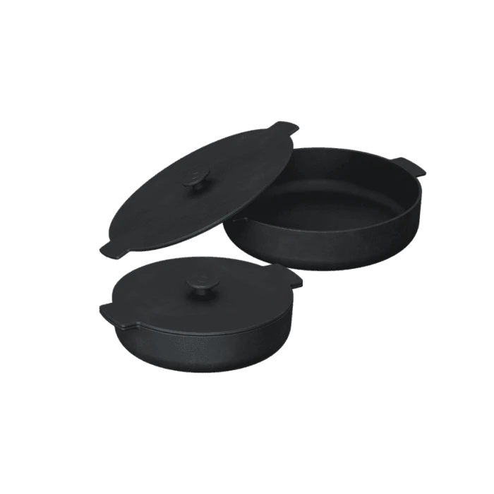 Ofyr Gietijzeren Braadpannenset (2st) 3 Ofyr Gietijzeren Braadpannenset (2st)