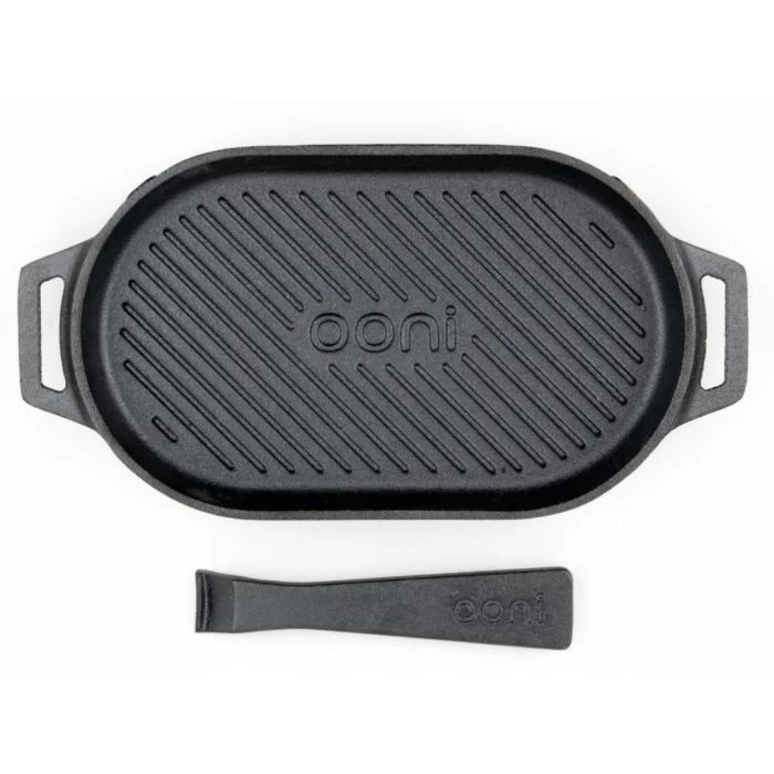 Ooni Gietijzeren Grizzler Pan Met Afneembare Greep En Houten Bord 6 Ooni Gietijzeren Grizzler Pan Met Afneembare Greep En Houten Bord - Image 4